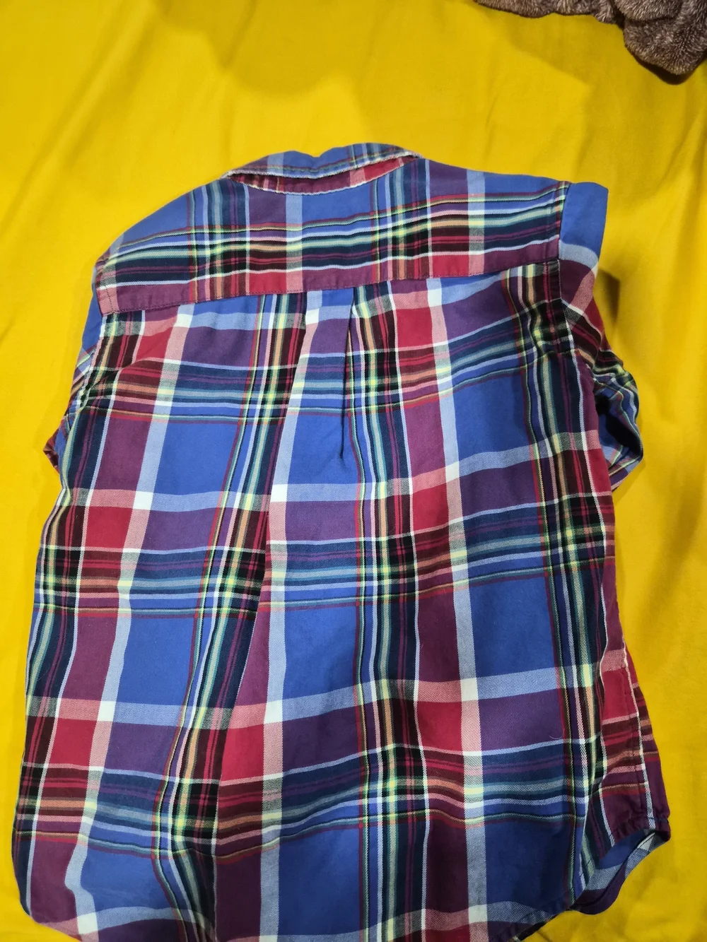 #5 Ralph Lauren Boys Plaid Button-Down Shirt in Blue, Red, Purple